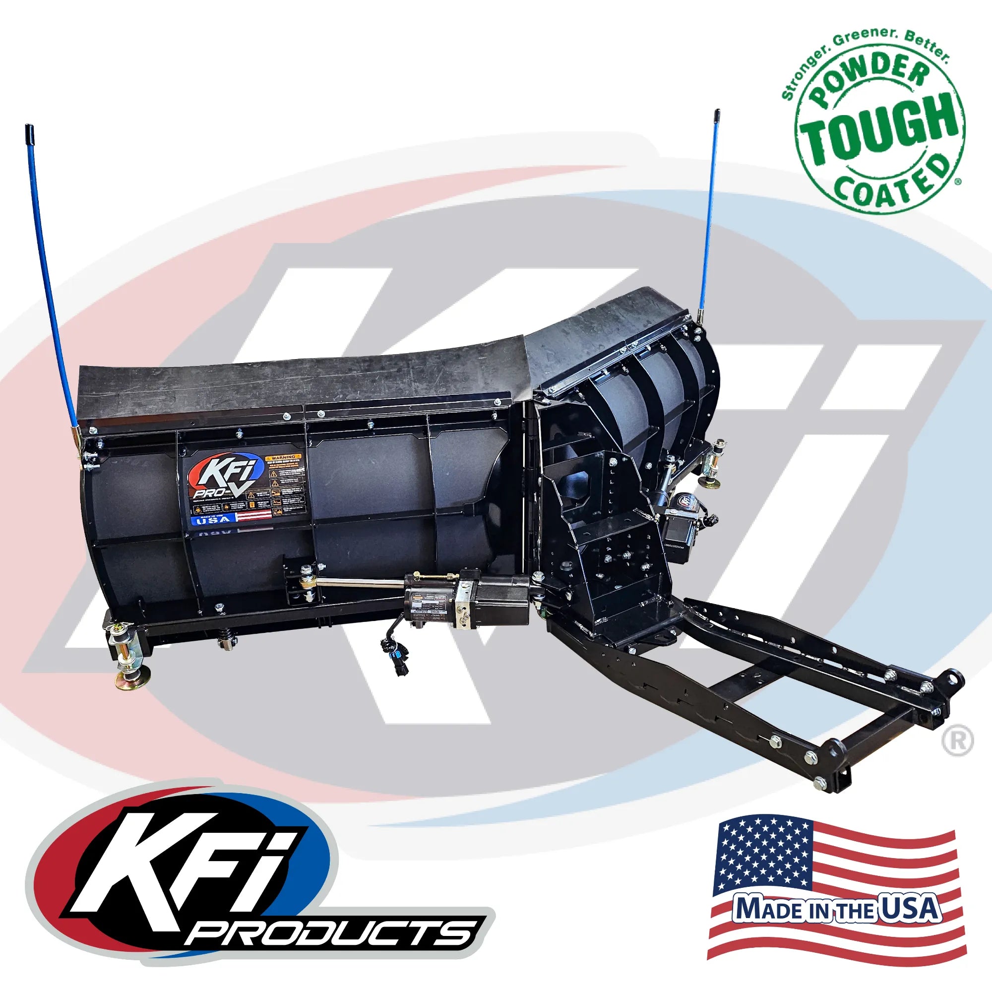 Option 1 - Pro-V UTV Plow System – KFI Snow Plows